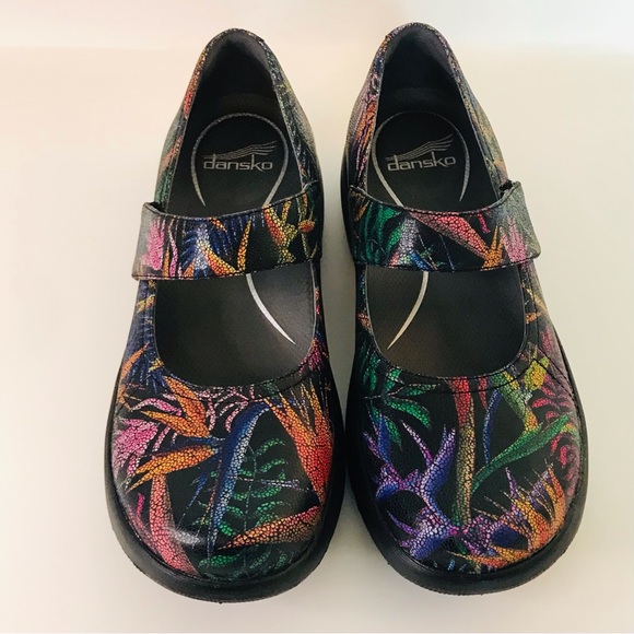 Dansko Willa Paradise Leather Mary Jane Shoes Size 36 - Picture 4 of 15